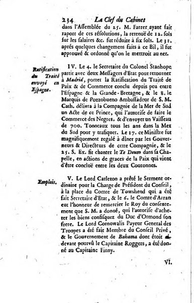 La clef du cabinet des princes de l'Europe ou recueil historique et politique sur les matières du tems