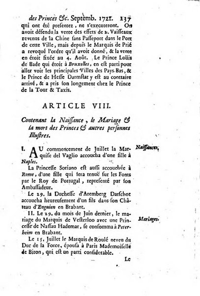 La clef du cabinet des princes de l'Europe ou recueil historique et politique sur les matières du tems