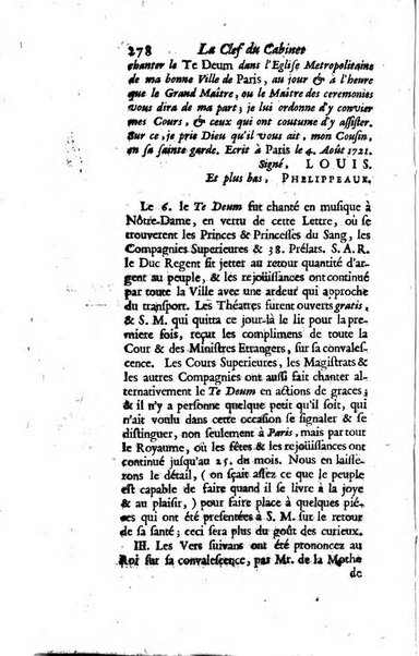 La clef du cabinet des princes de l'Europe ou recueil historique et politique sur les matières du tems