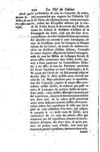 La clef du cabinet des princes de l'Europe ou recueil historique et politique sur les matières du tems