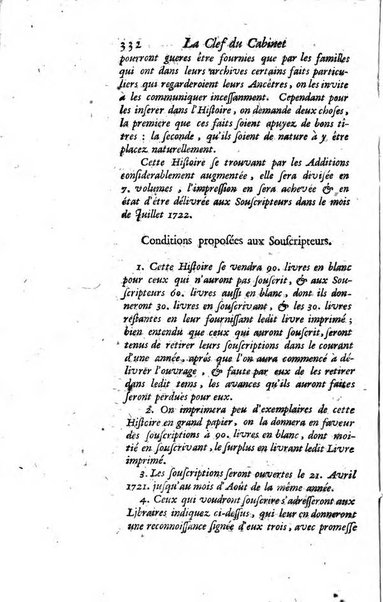 La clef du cabinet des princes de l'Europe ou recueil historique et politique sur les matières du tems