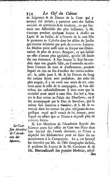 La clef du cabinet des princes de l'Europe ou recueil historique et politique sur les matières du tems