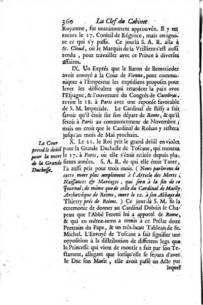 La clef du cabinet des princes de l'Europe ou recueil historique et politique sur les matières du tems