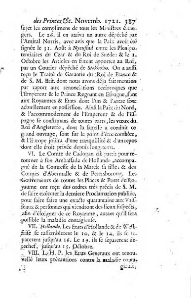 La clef du cabinet des princes de l'Europe ou recueil historique et politique sur les matières du tems