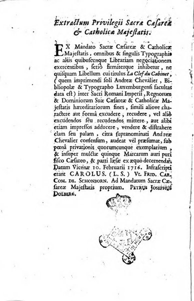 La clef du cabinet des princes de l'Europe ou recueil historique et politique sur les matières du tems