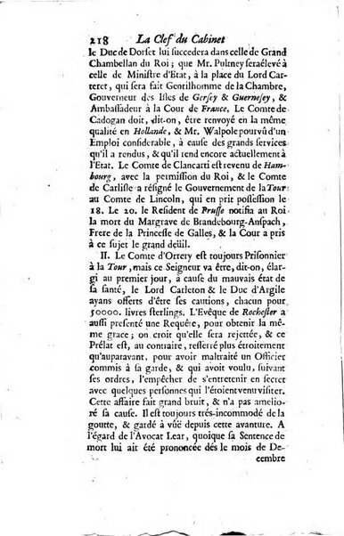 La clef du cabinet des princes de l'Europe ou recueil historique et politique sur les matières du tems