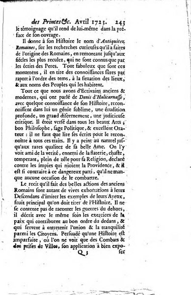 La clef du cabinet des princes de l'Europe ou recueil historique et politique sur les matières du tems