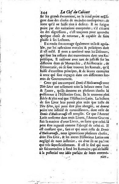 La clef du cabinet des princes de l'Europe ou recueil historique et politique sur les matières du tems