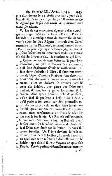 La clef du cabinet des princes de l'Europe ou recueil historique et politique sur les matières du tems