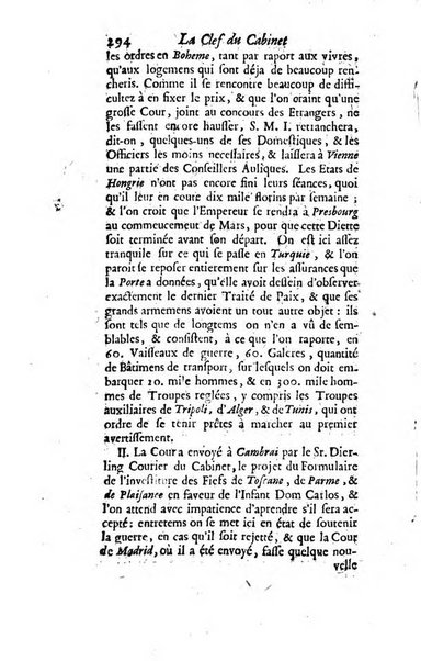 La clef du cabinet des princes de l'Europe ou recueil historique et politique sur les matières du tems