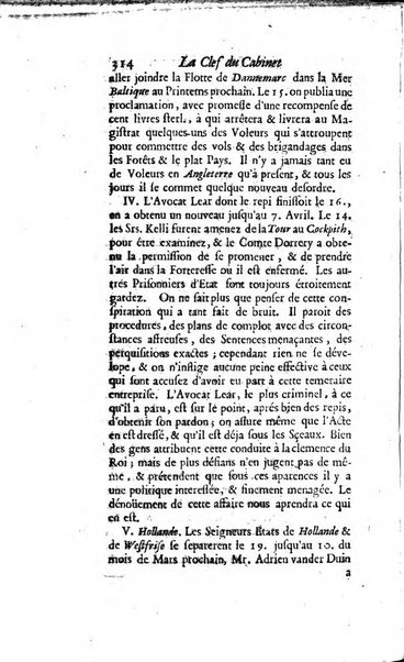 La clef du cabinet des princes de l'Europe ou recueil historique et politique sur les matières du tems