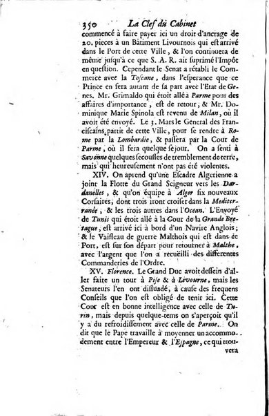 La clef du cabinet des princes de l'Europe ou recueil historique et politique sur les matières du tems