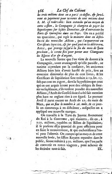 La clef du cabinet des princes de l'Europe ou recueil historique et politique sur les matières du tems