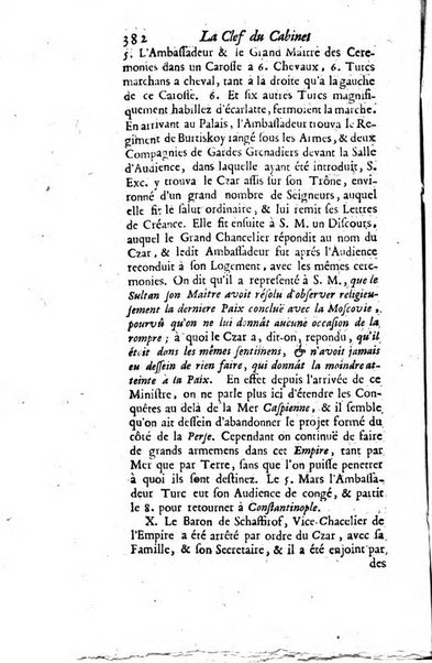 La clef du cabinet des princes de l'Europe ou recueil historique et politique sur les matières du tems