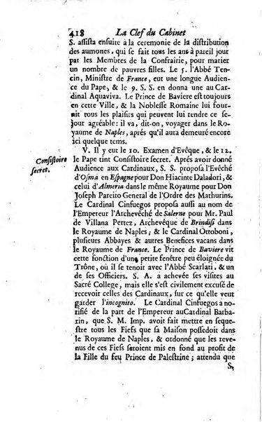 La clef du cabinet des princes de l'Europe ou recueil historique et politique sur les matières du tems