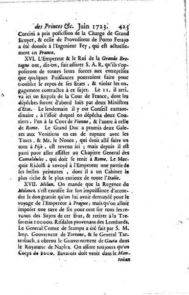 La clef du cabinet des princes de l'Europe ou recueil historique et politique sur les matières du tems