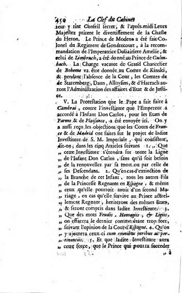 La clef du cabinet des princes de l'Europe ou recueil historique et politique sur les matières du tems