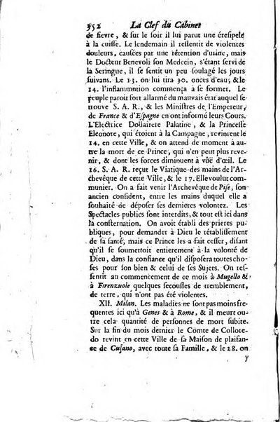 La clef du cabinet des princes de l'Europe ou recueil historique et politique sur les matières du tems