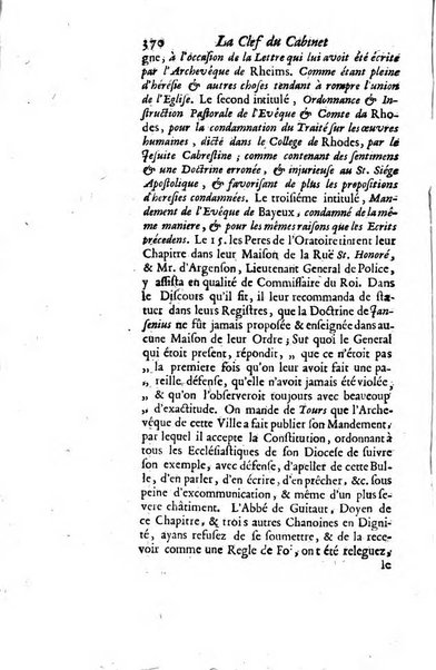 La clef du cabinet des princes de l'Europe ou recueil historique et politique sur les matières du tems