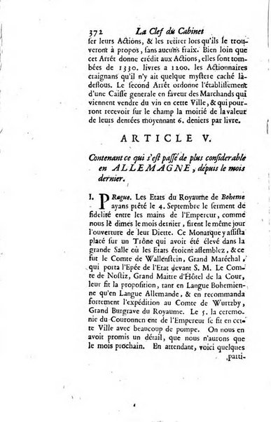 La clef du cabinet des princes de l'Europe ou recueil historique et politique sur les matières du tems