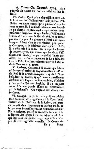 La clef du cabinet des princes de l'Europe ou recueil historique et politique sur les matières du tems