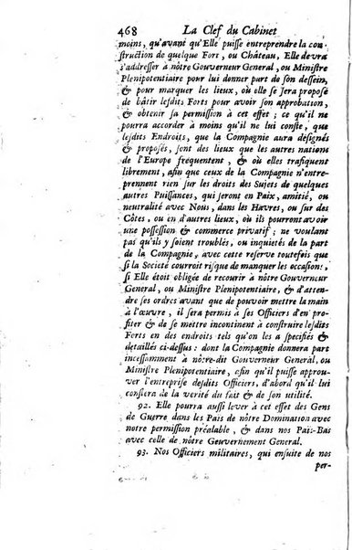 La clef du cabinet des princes de l'Europe ou recueil historique et politique sur les matières du tems