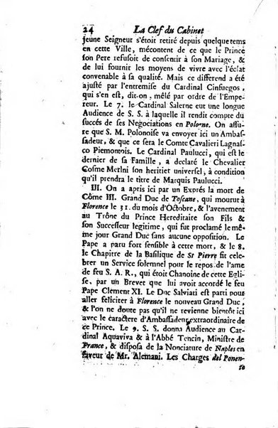 La clef du cabinet des princes de l'Europe ou recueil historique et politique sur les matières du tems