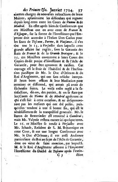 La clef du cabinet des princes de l'Europe ou recueil historique et politique sur les matières du tems