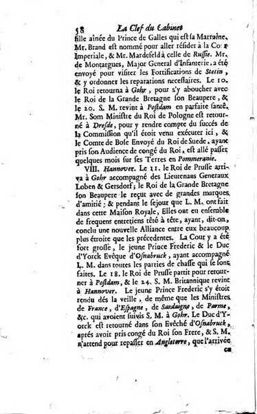 La clef du cabinet des princes de l'Europe ou recueil historique et politique sur les matières du tems