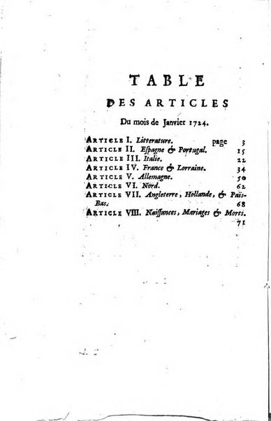 La clef du cabinet des princes de l'Europe ou recueil historique et politique sur les matières du tems