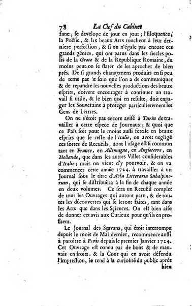 La clef du cabinet des princes de l'Europe ou recueil historique et politique sur les matières du tems