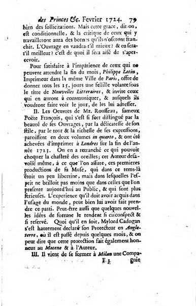 La clef du cabinet des princes de l'Europe ou recueil historique et politique sur les matières du tems