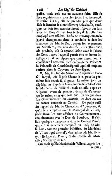 La clef du cabinet des princes de l'Europe ou recueil historique et politique sur les matières du tems