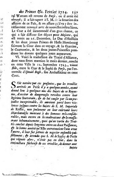 La clef du cabinet des princes de l'Europe ou recueil historique et politique sur les matières du tems