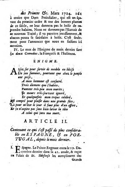 La clef du cabinet des princes de l'Europe ou recueil historique et politique sur les matières du tems