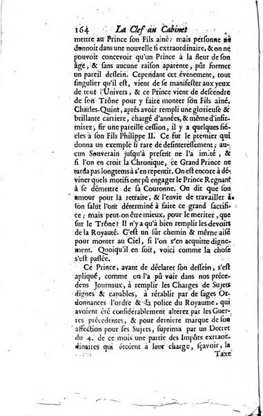 La clef du cabinet des princes de l'Europe ou recueil historique et politique sur les matières du tems