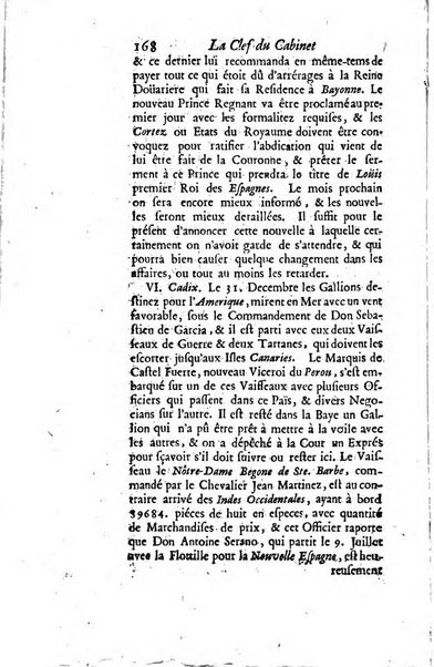 La clef du cabinet des princes de l'Europe ou recueil historique et politique sur les matières du tems