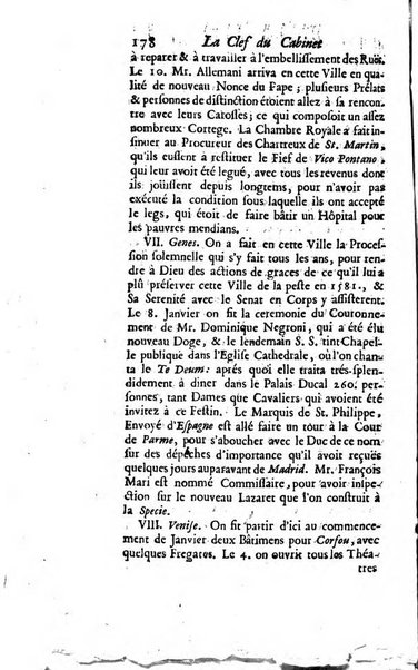 La clef du cabinet des princes de l'Europe ou recueil historique et politique sur les matières du tems