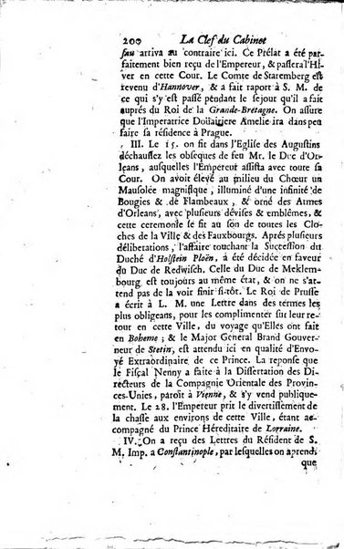 La clef du cabinet des princes de l'Europe ou recueil historique et politique sur les matières du tems