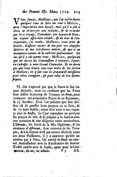 La clef du cabinet des princes de l'Europe ou recueil historique et politique sur les matières du tems