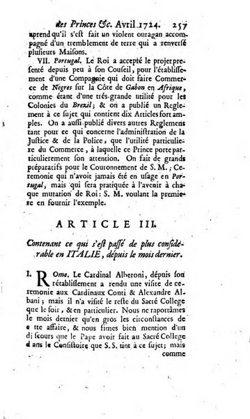 La clef du cabinet des princes de l'Europe ou recueil historique et politique sur les matières du tems