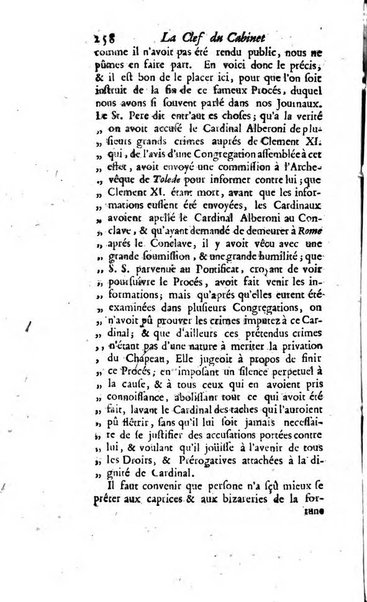 La clef du cabinet des princes de l'Europe ou recueil historique et politique sur les matières du tems