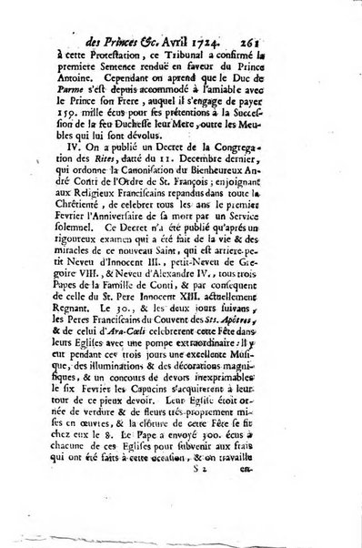 La clef du cabinet des princes de l'Europe ou recueil historique et politique sur les matières du tems