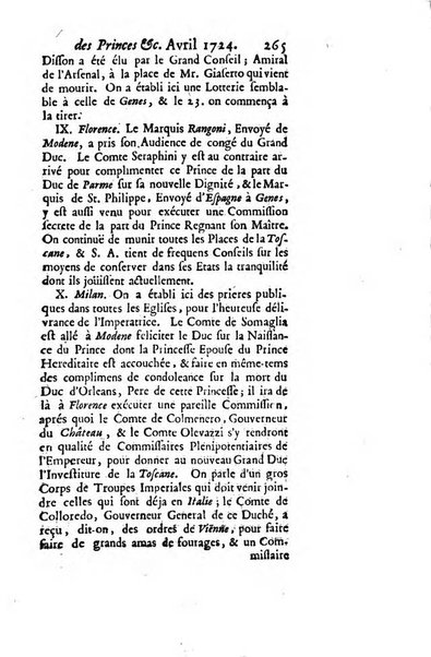 La clef du cabinet des princes de l'Europe ou recueil historique et politique sur les matières du tems