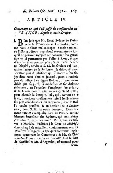 La clef du cabinet des princes de l'Europe ou recueil historique et politique sur les matières du tems