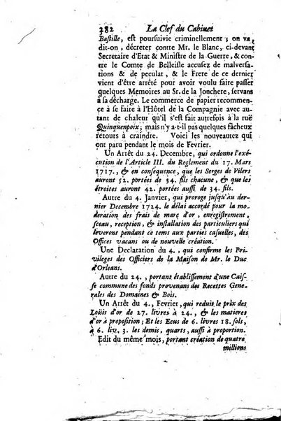 La clef du cabinet des princes de l'Europe ou recueil historique et politique sur les matières du tems