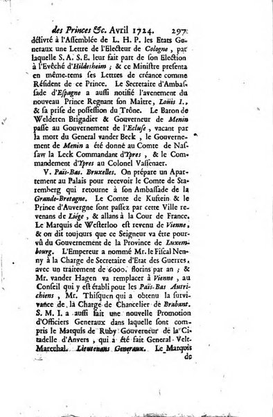 La clef du cabinet des princes de l'Europe ou recueil historique et politique sur les matières du tems