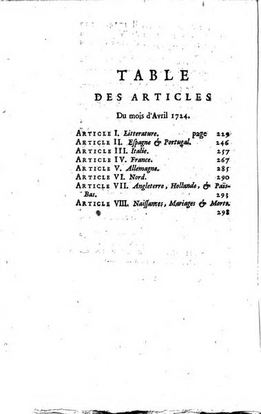 La clef du cabinet des princes de l'Europe ou recueil historique et politique sur les matières du tems