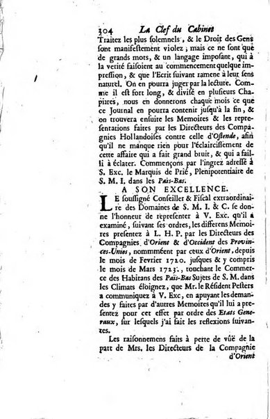 La clef du cabinet des princes de l'Europe ou recueil historique et politique sur les matières du tems