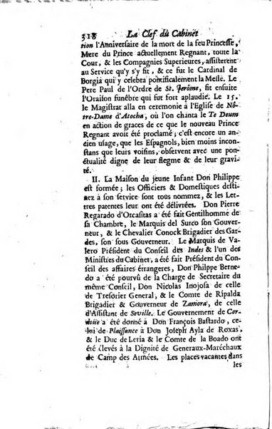 La clef du cabinet des princes de l'Europe ou recueil historique et politique sur les matières du tems